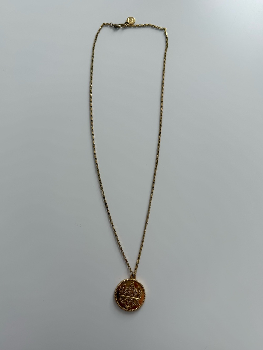 Gold Coin Pendant Necklace